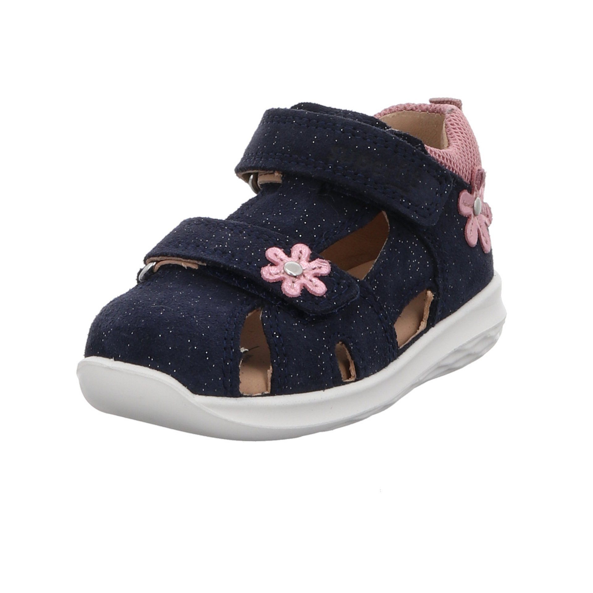Superfit Mädchen Sandalen Schuhe Bumblebee Minilette Sandale Leder-/Textilkombination blau sonst Kombi