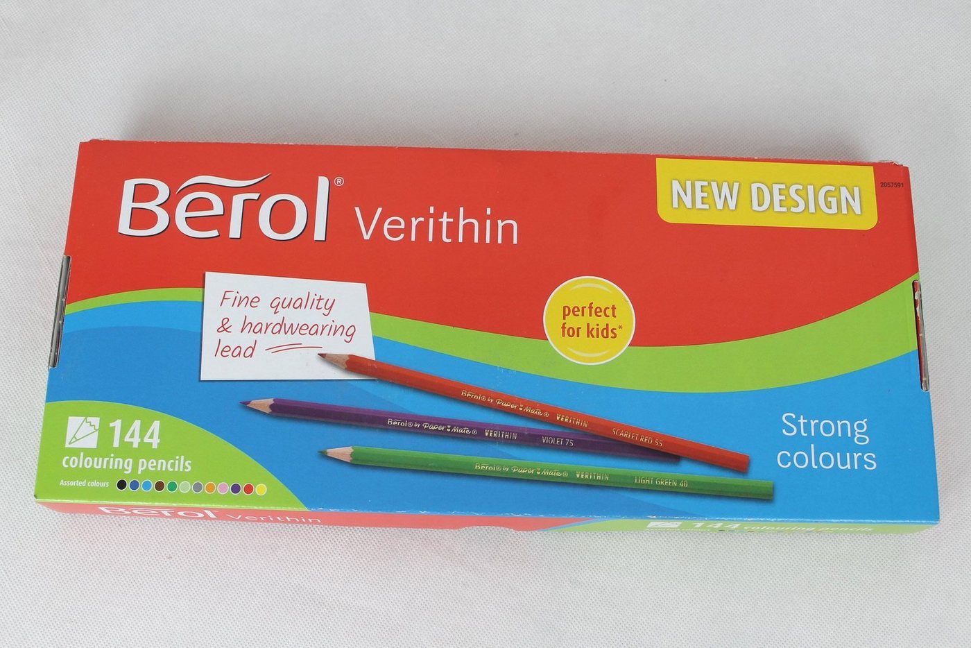 Thumbnail - Berol Buntstift 2057591 Buntstifte "Verithin", 12 Farben, 144 Stücke