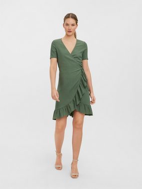 Vero Moda Tall Cocktailkleid Haya (1-tlg) Drapiert/gerafft, Volant, Wickel-Design