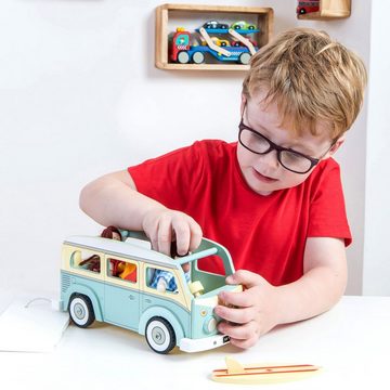 LeNoSa Spielzeug-Auto Holzspielset Holiday Camper • Holz Wohnmobil Van