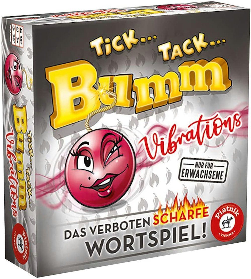 Piatnik Wissenspiel - Vibrations Bumm Tick Tack Spiel,