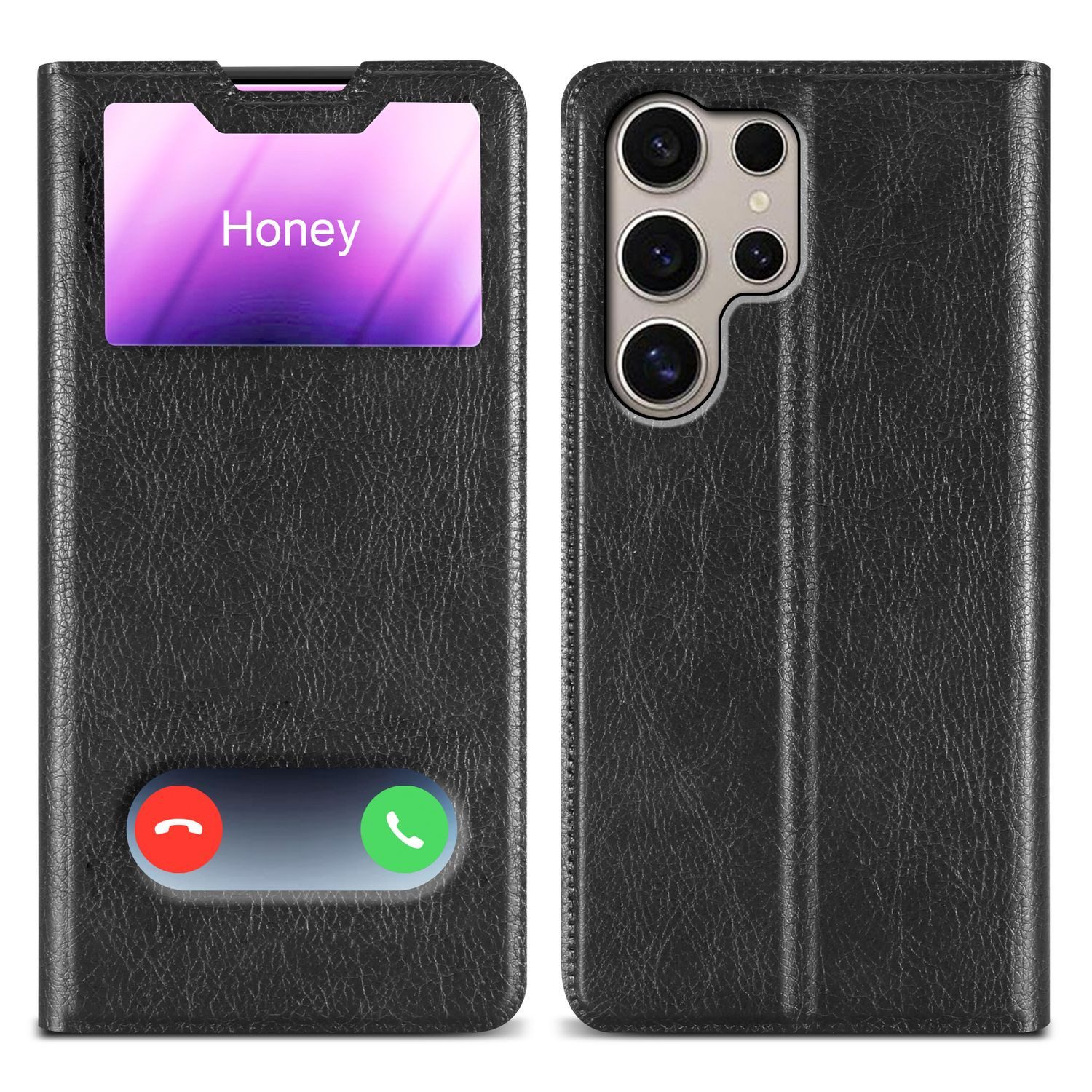 Cadorabo Handyhülle für Samsung Galaxy S24 ULTRA Hülle Samsung Galaxy S24 ULTRA, Klappbare Handy Schutzhülle - Hülle - mit Standfunktion und Kartenfach