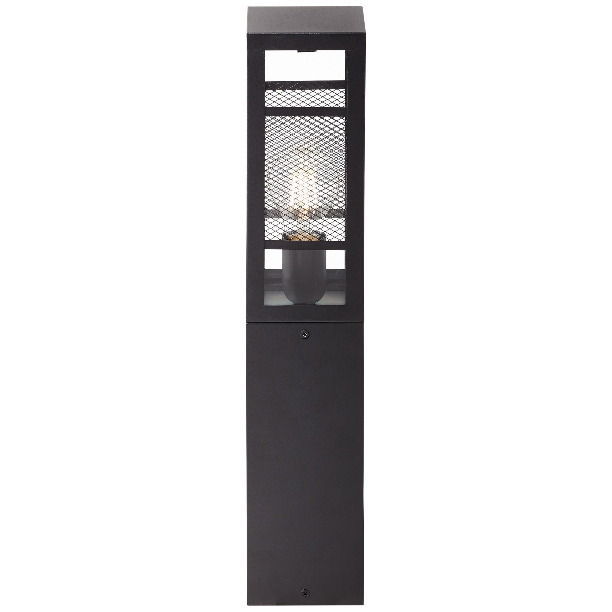 Außen-Stehlampe, 50 10 x cm, ohne x Leuchtmittel, Sockellampe, Metall/Kunststoff, schwarz 10 E27, Lightbox IP44,