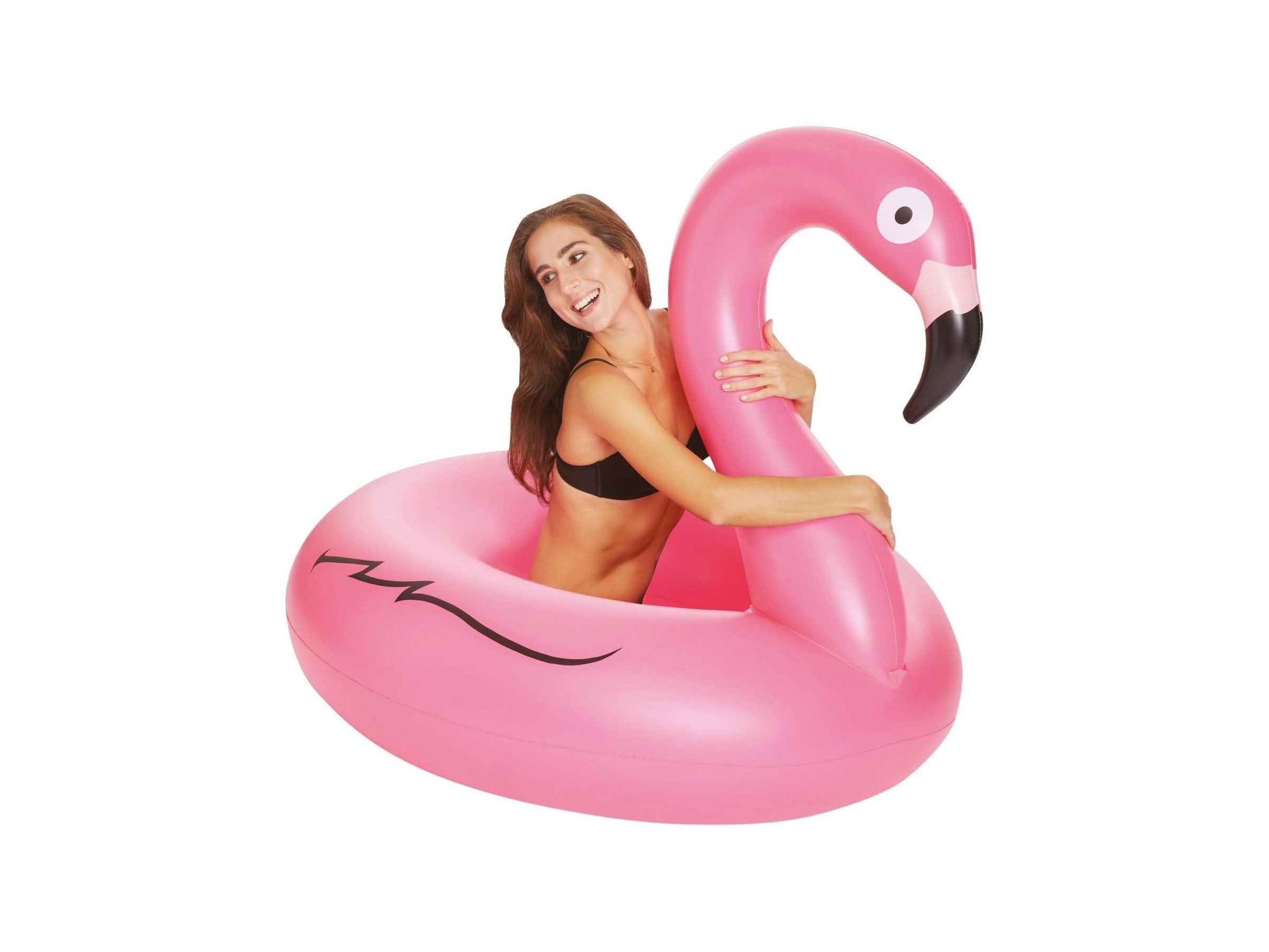 Happy People Schwimmreifen XXL-Schwimmring Flamingo