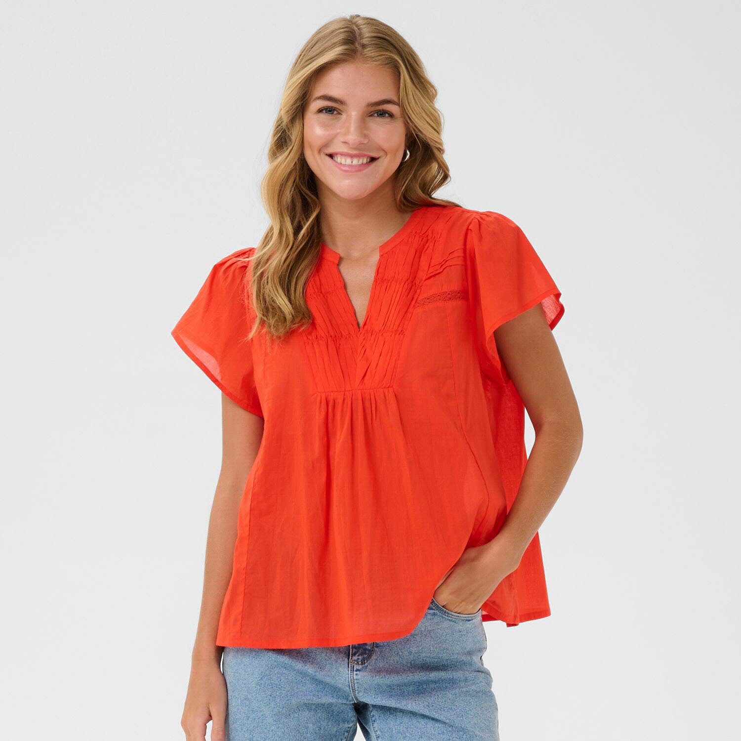 KAFFE Klassische Bluse KAkarli Blouse günstig online kaufen