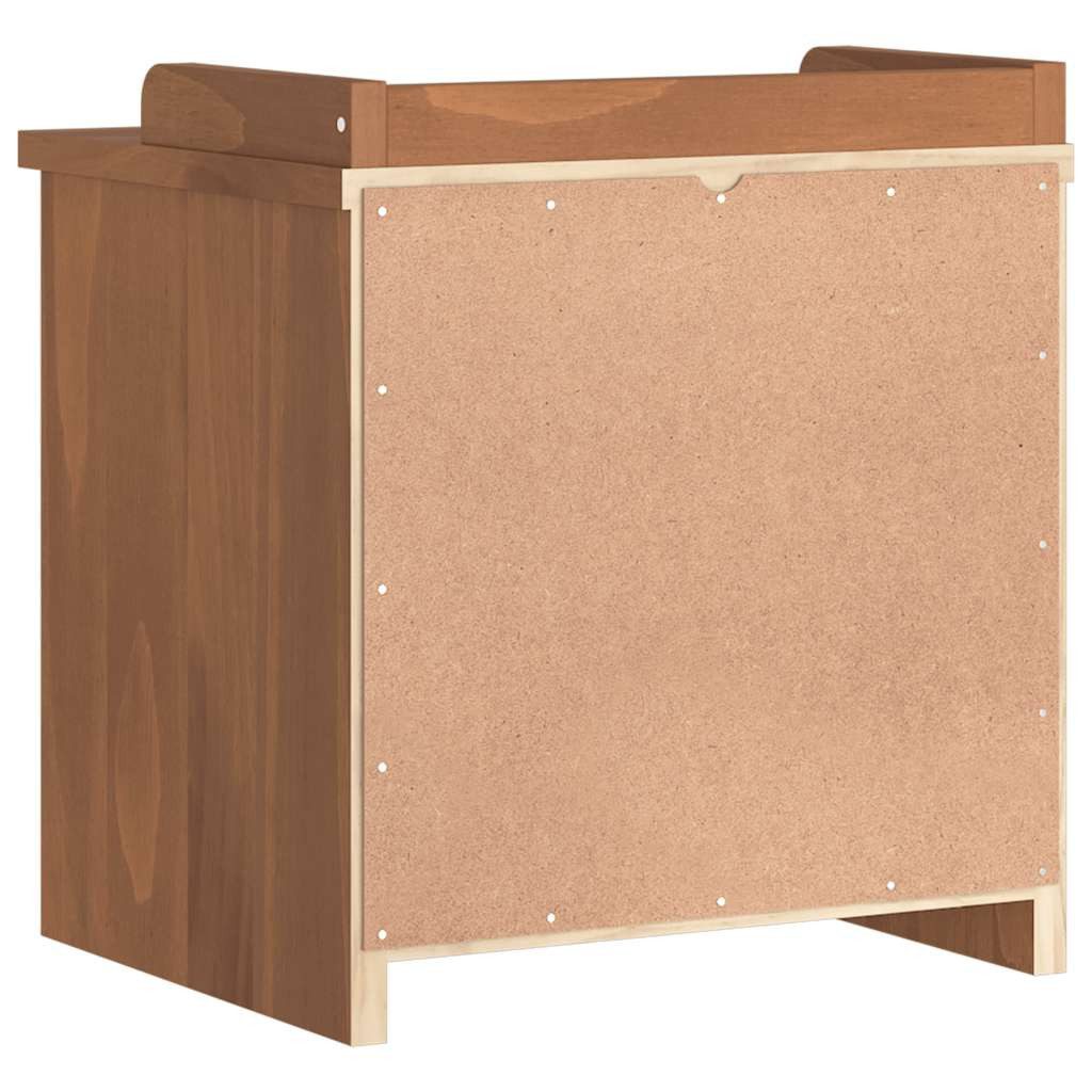 vidaXL Sitzbank Flurbank SANDNES 45x40x50 cm Massivholz Kiefer