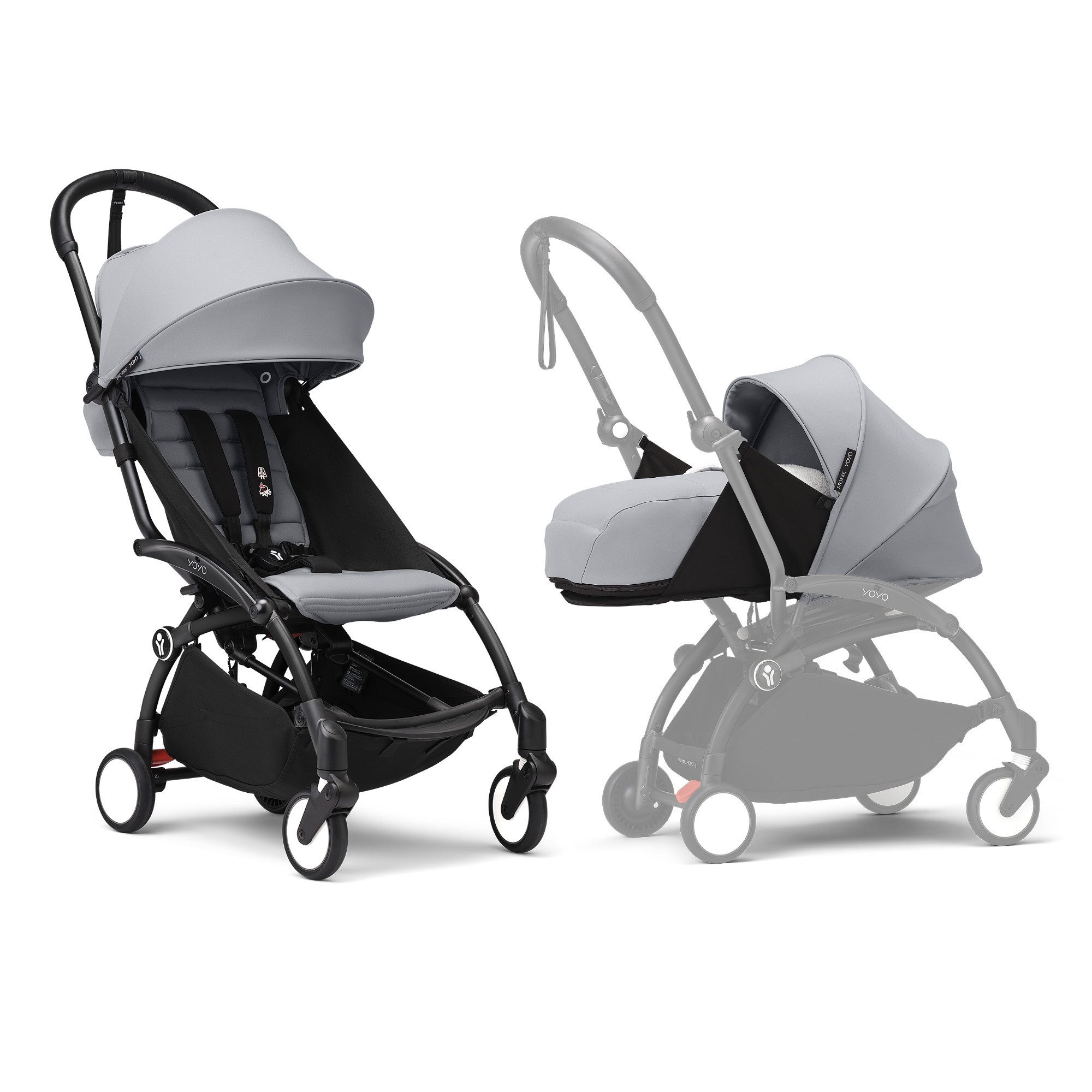 Stokke Kinder-Buggy YOYO³ Kinderwagen mit Neugeborenen, Leicht & kompakt - Handgepäck-kompatibel