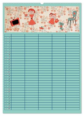 CALVENDO Wandkalender Unser buntes Familienleben (Premium, hochwertiger DIN A2 Wandkalender 2023, Kunstdruck in Hochglanz)