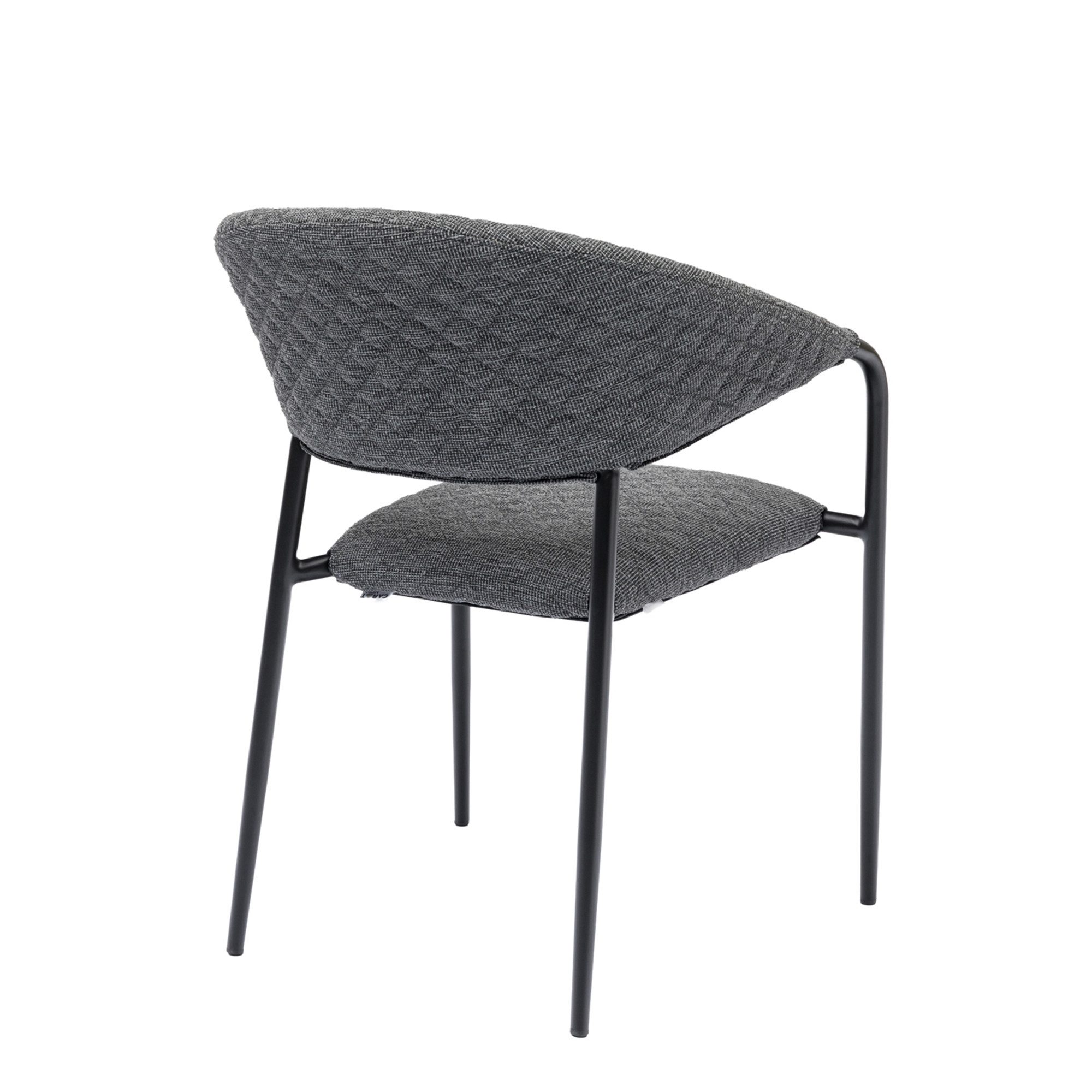 MANDALIKA Garden Gartensessel 4er Set Outdoor Stapelsessel Puro Alu / VELUVÉ by LIKA-TEX®