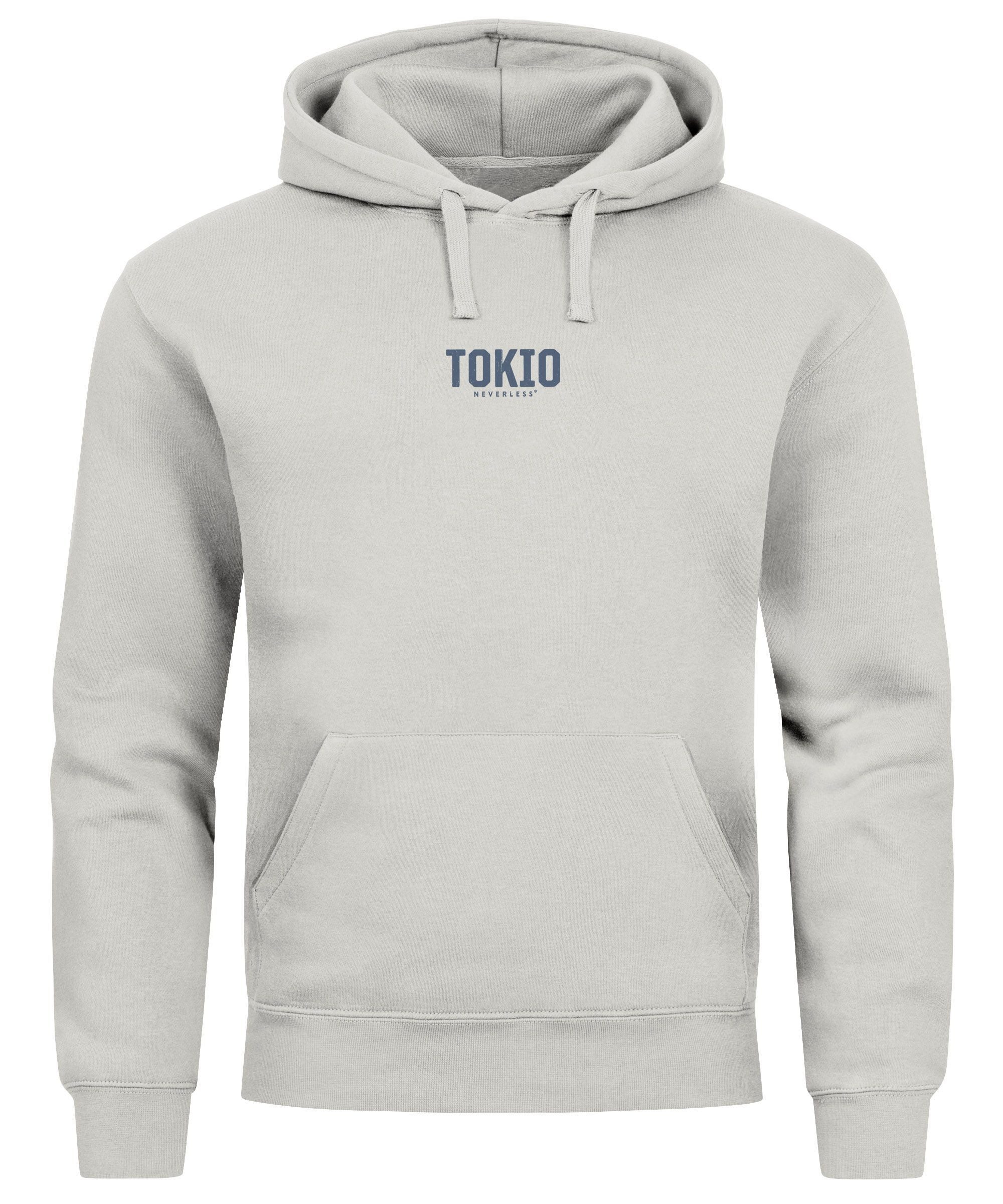 Neverless Hoodie Hoodie Backprint Herren Tokyo günstig online kaufen