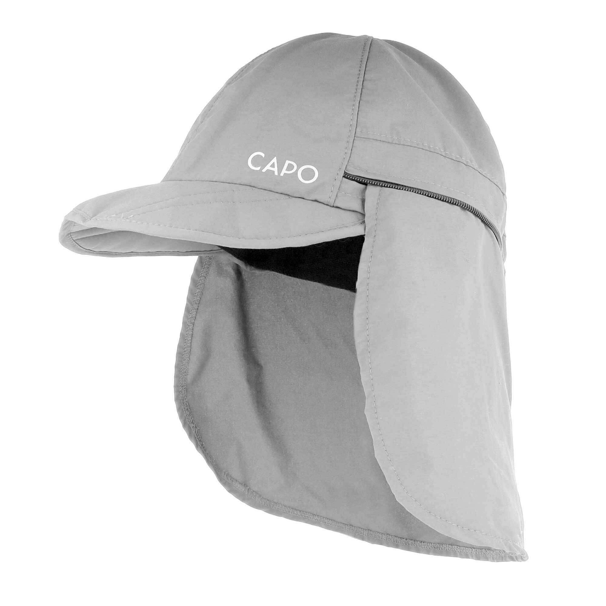CAPO Baseball Cap Softcap, Nackenschutz Reißverschluss, 6-teilig, Reflexbügler, UV 50 (1-St)