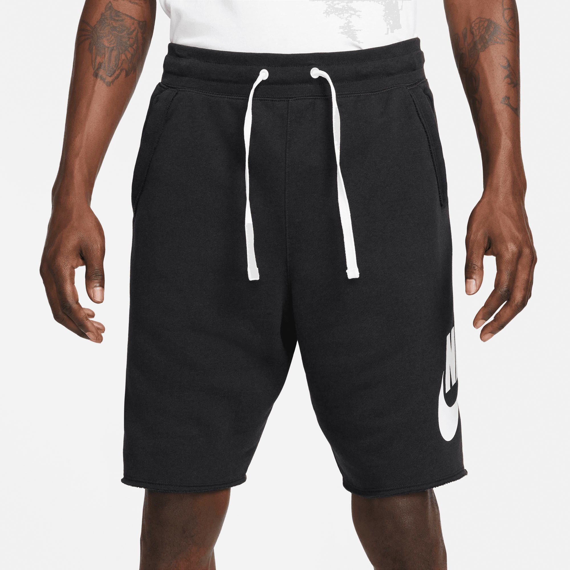 Shorts TERRY FLEECE ALUMNI Sportswear FRENCH SHORTS CLUB MEN'S BLACK/WHITE/WHITE Nike