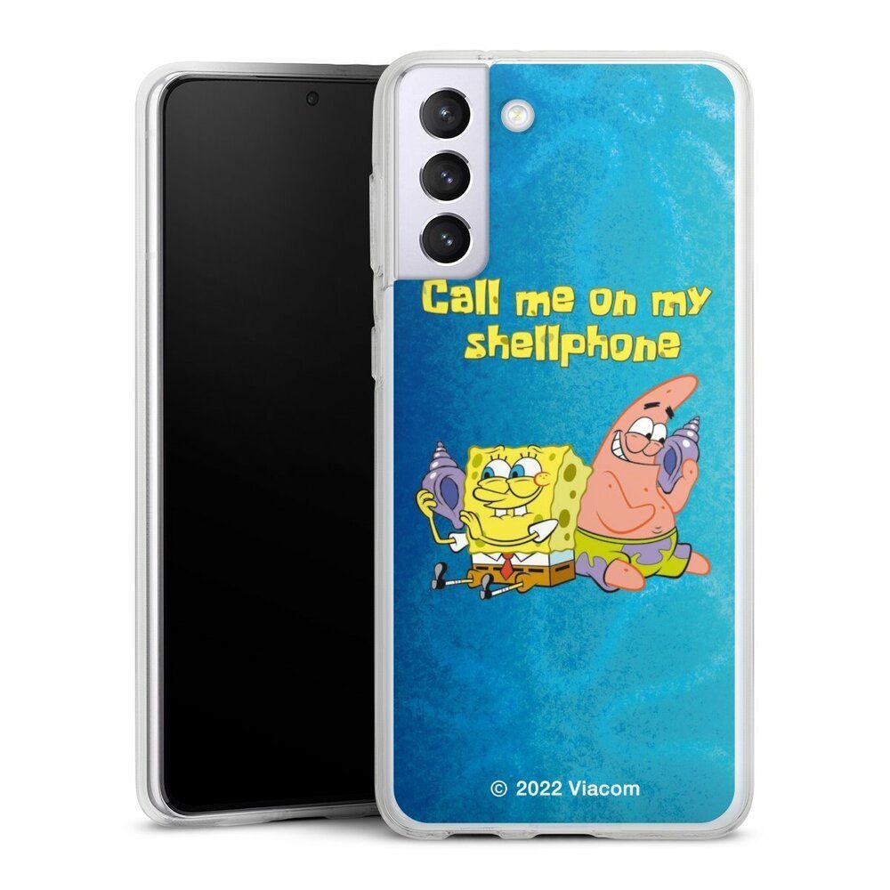 DeinDesign Handyhülle Patrick Star Spongebob Schwammkopf Serienmotiv, Samsung Galaxy S21+ 5G Silikon Hülle Bumper Case Handy Schutzhülle
