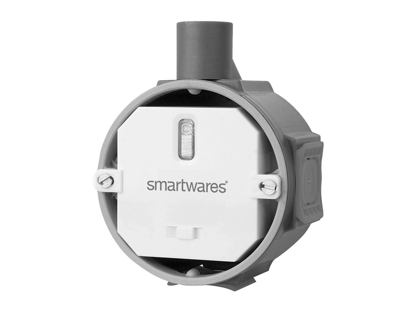 smartwares Licht-Funksteuerung, Smart Home Funk + Fernbedienung Einbaudimmer Schalter Unterputz - Set