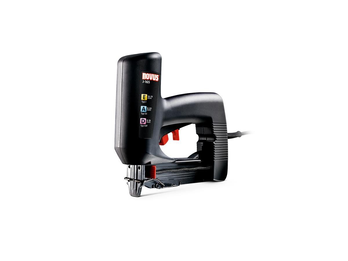 NOVUS Elektro-Tacker J-165, 220 in V, Magazinkapazität	180 A- / 100 D-Klammern / 100 Nägel