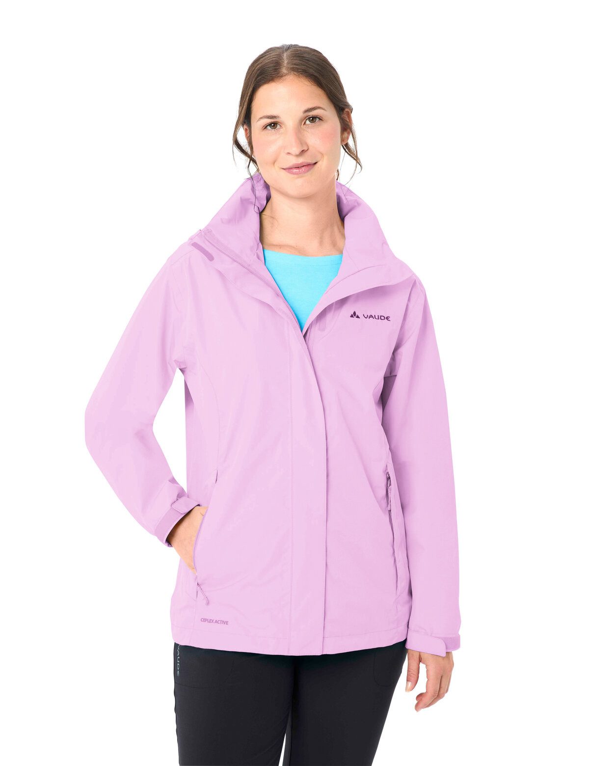 VAUDE Regenjacke Women's Escape Light Jacket für Wandern und Trekking, atmungsaktives Material, wasserdicht