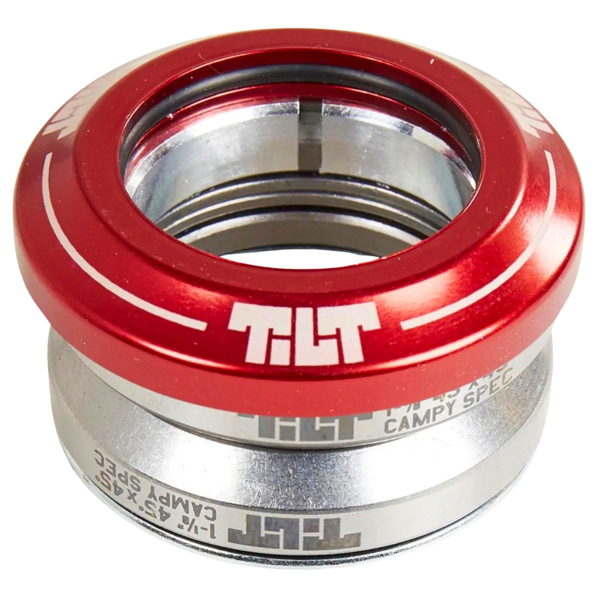 Tilt Fahrradlenker Tilt Stunt-Scooter / BMX Full integrated Headset 1 1/8" Rot