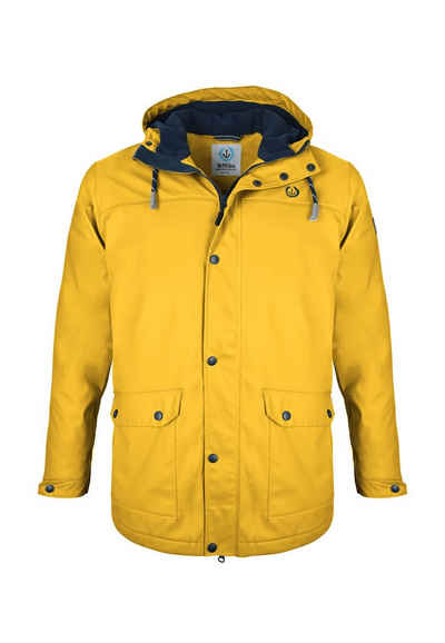 MADSea Winterjacke Friesennerz Regenparka mit kuscheligem Fleeceinnenfutter