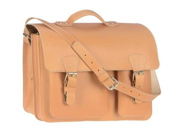 Ruitertassen Aktentasche Classic Adult, 40 cm Lehrertasche mit 2 Fächern, Schultasche, dickes rustikales Leder