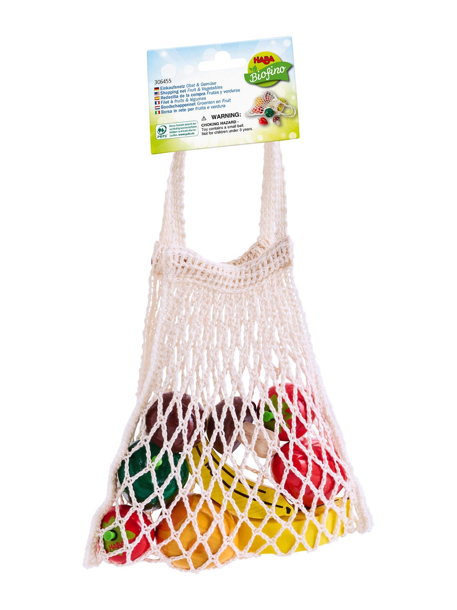 Haba Kaufladen Einkaufsnetz Obst & Gemüse, unisex neutral