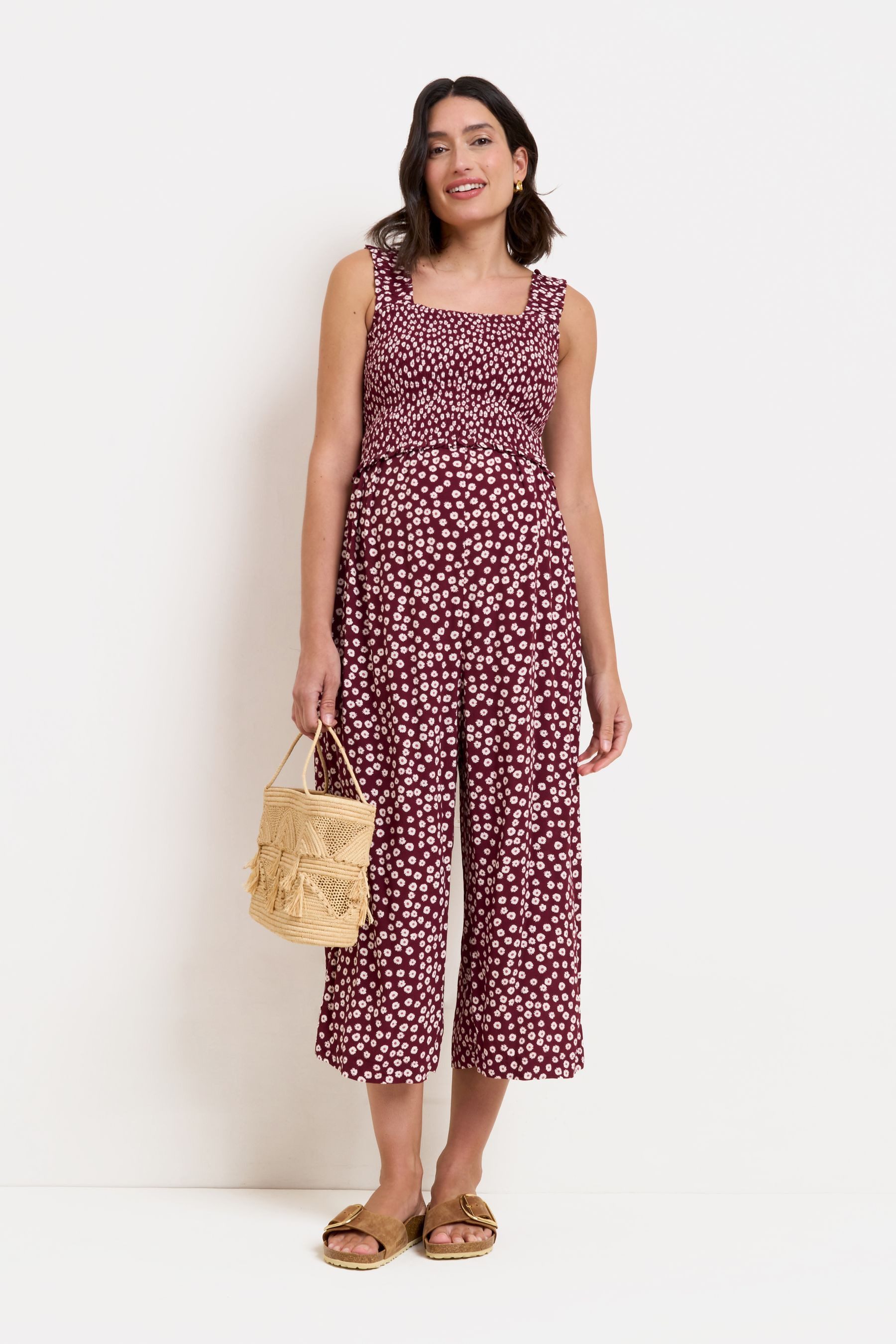 Seraphine Jumpsuit Seraphine Midi-Jumpsuit, Umstands- und Stillmode (1-tlg)