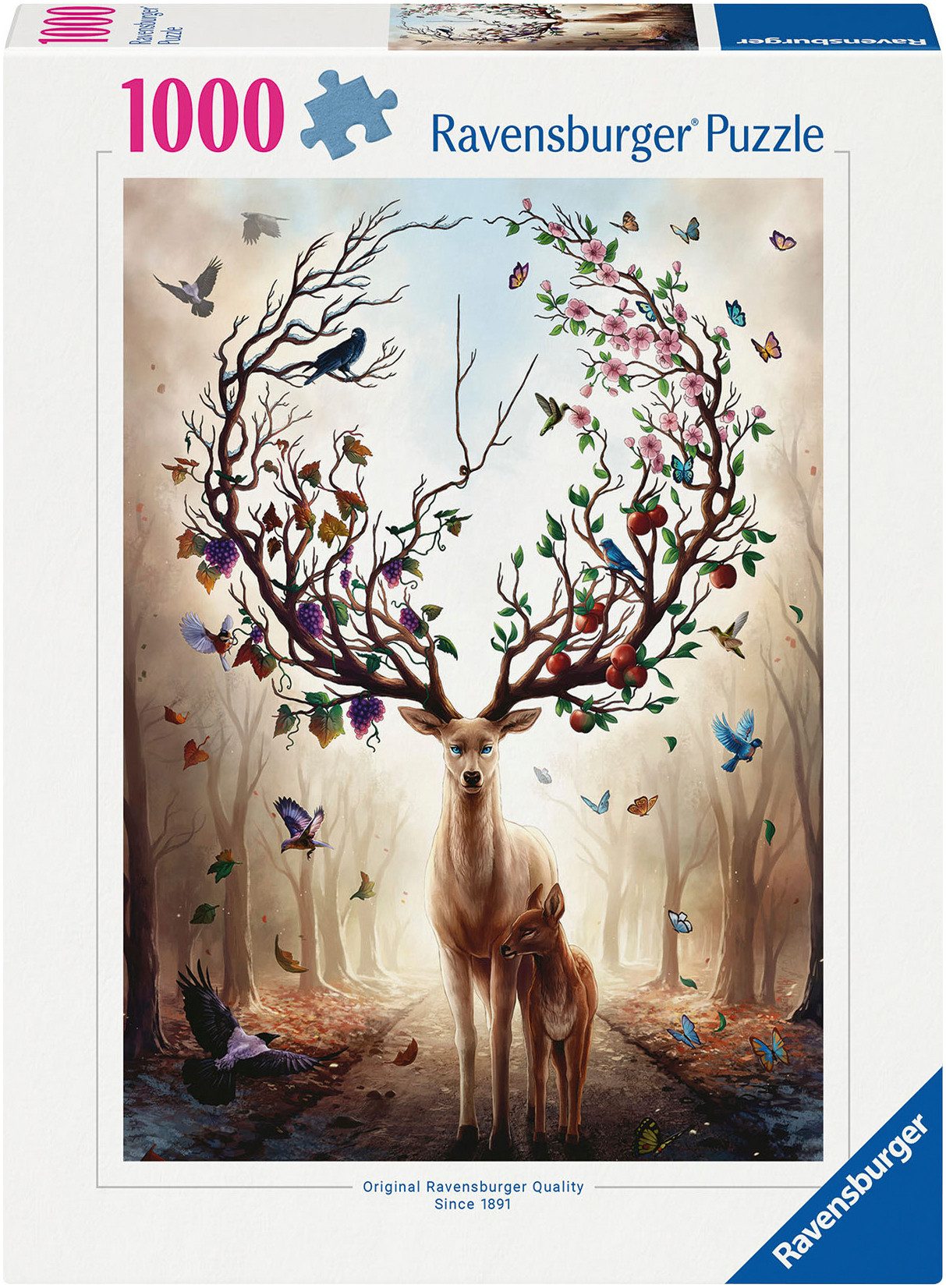 Ravensburger Puzzle Magischer Hirsch, 1000 Puzzleteile, günstig online kaufen