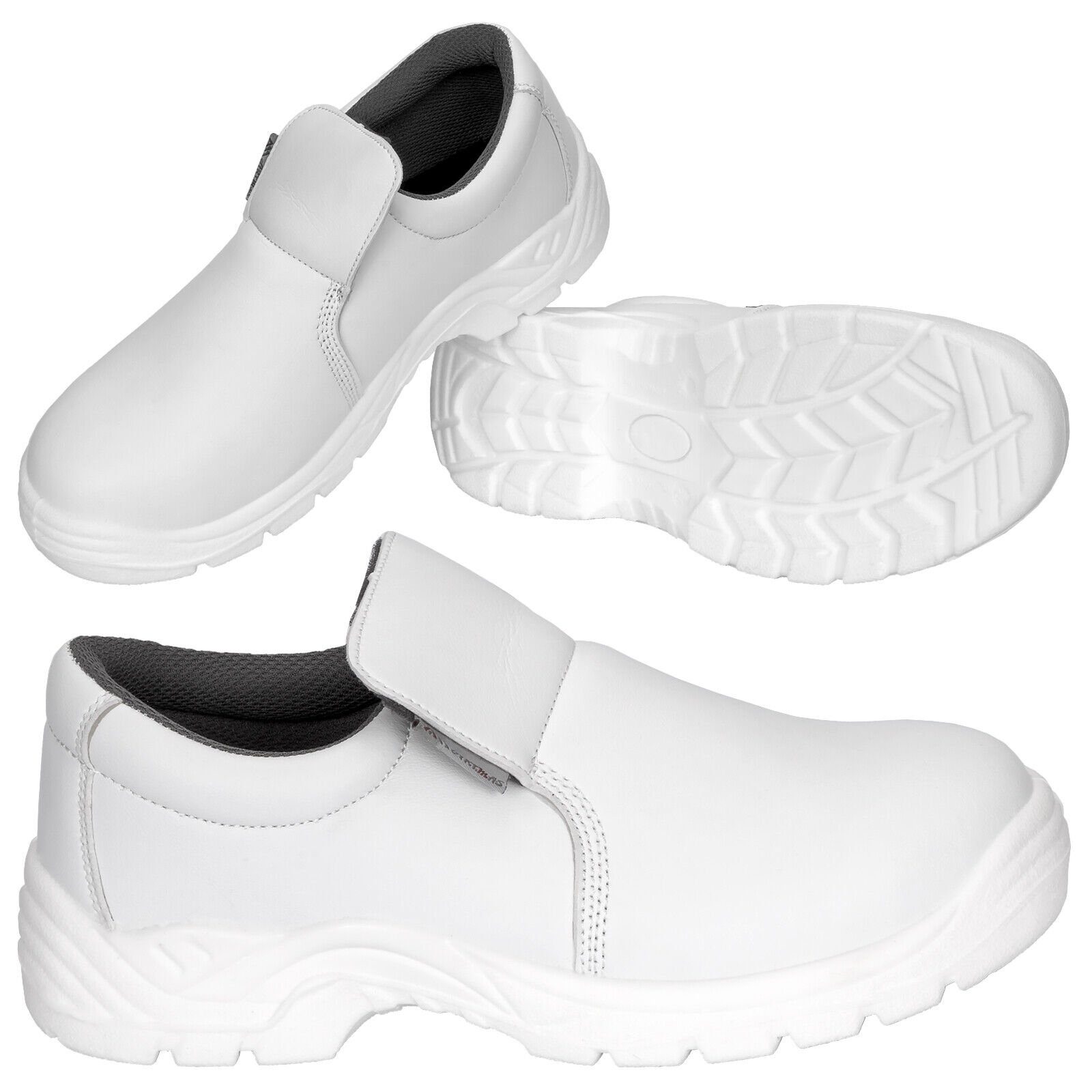 Arbeitsschuhe Sicherheitsschuhe S2 WEIß KOCHSCHUHE KÜCHENSCHUHE KOCH Sicherheitsschuh