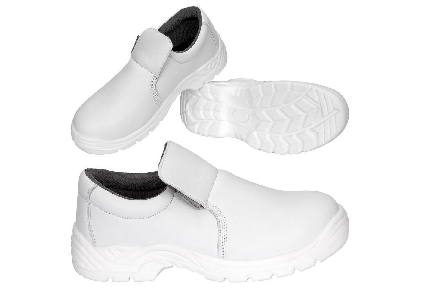 Artmas Arbeitsschuhe Sicherheitsschuhe S2 WEIß KOCHSCHUHE KÜCHENSCHUHE KOCH Sicherheitsschuh