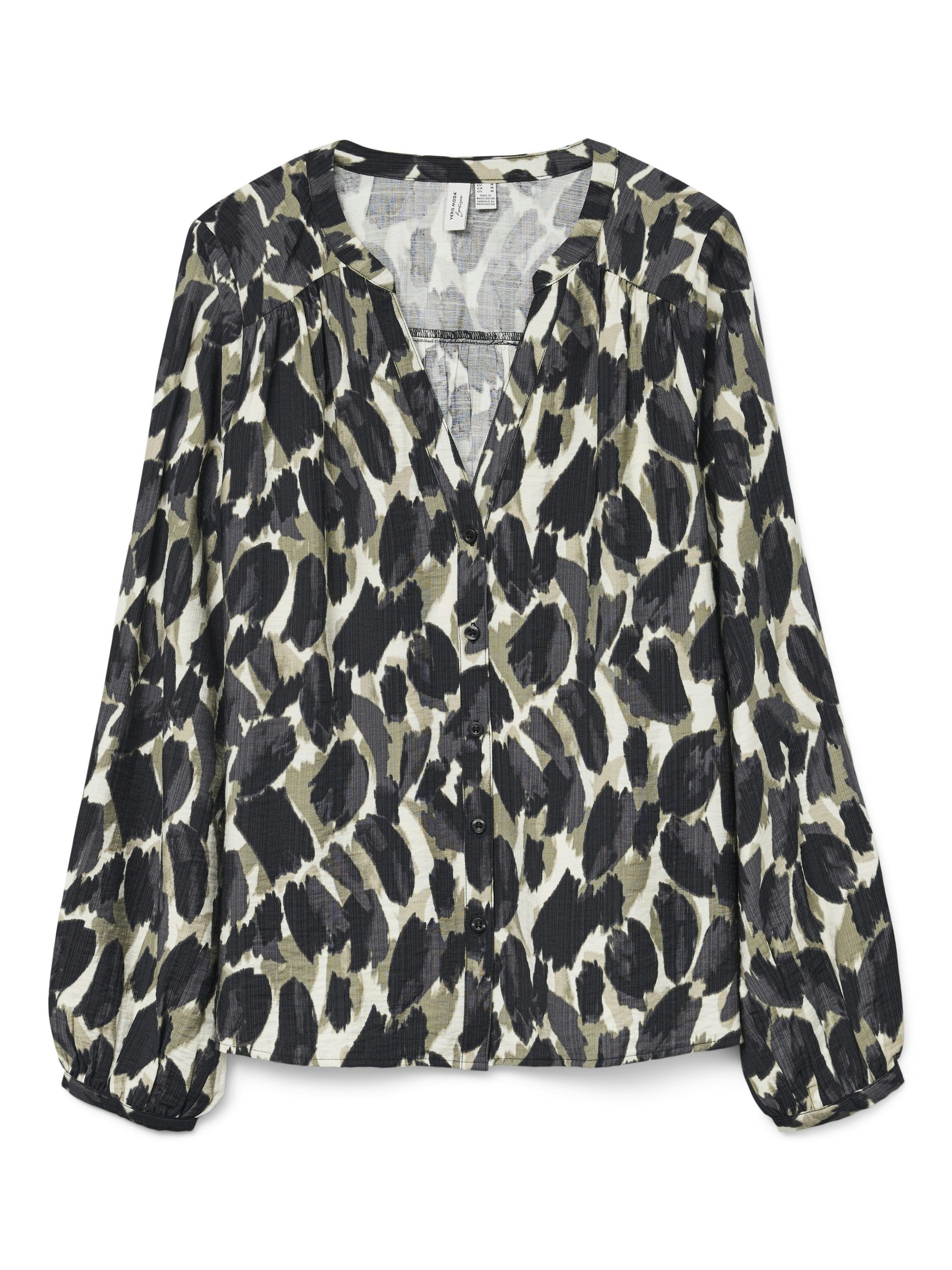 Vero Moda T-Shirt VMFANINI L/S SHIRT WVN BTQ GA