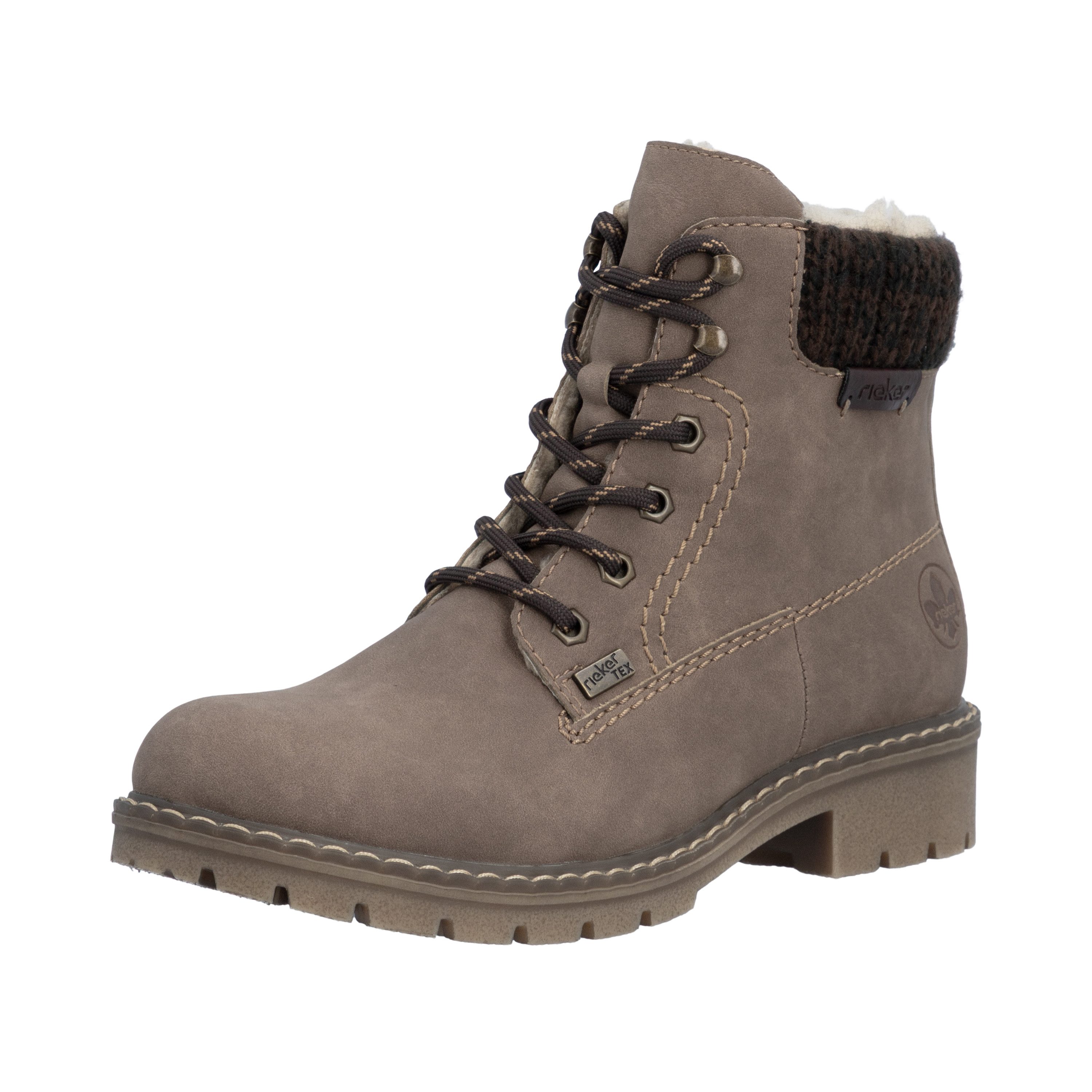 Rieker Winterstiefelette Schnürboots, Schnürstiefelette, TEX-Membran und Profilsohle