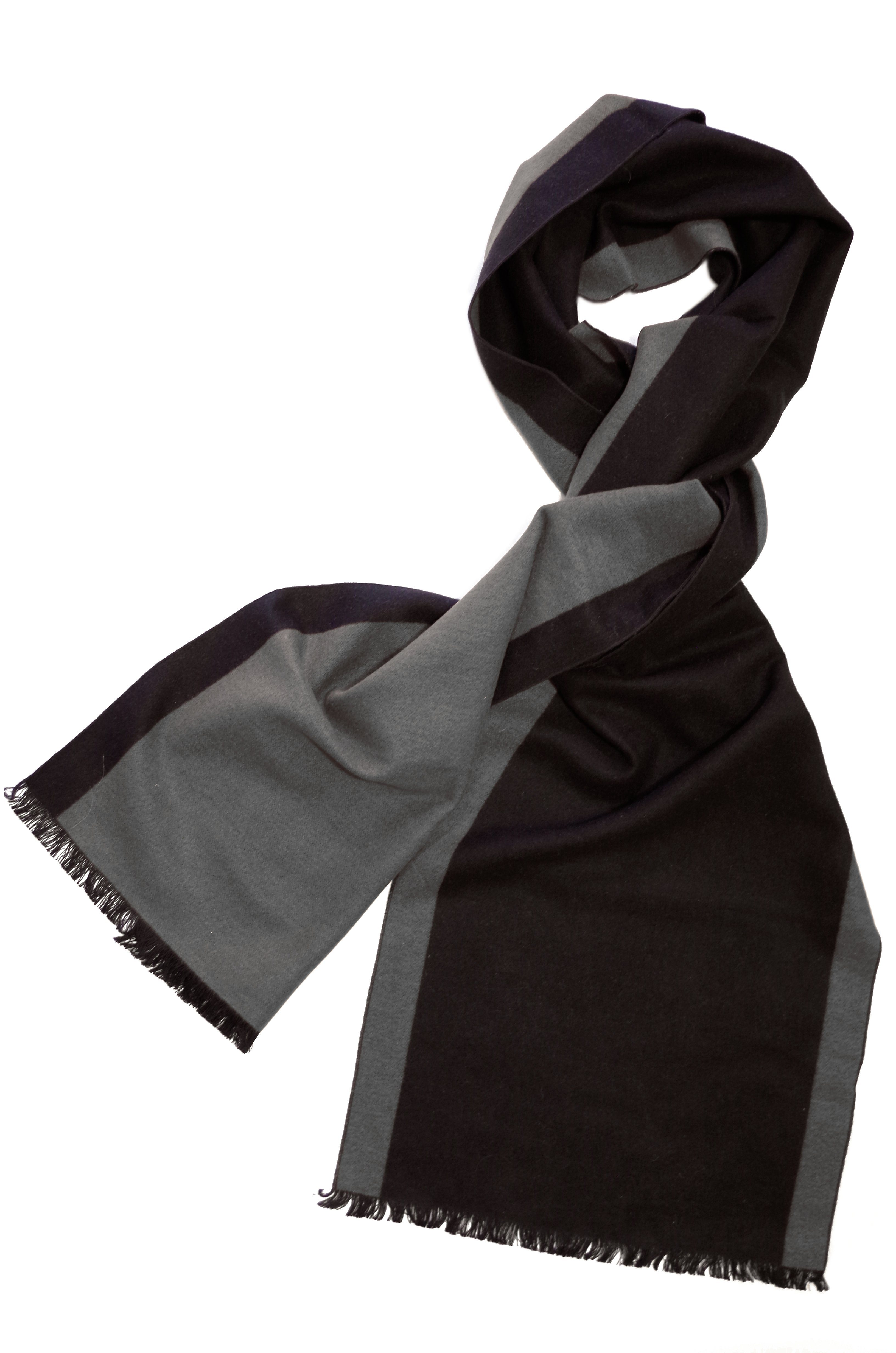 Posh Gear Seidenschal Seiden Schal Silk Bicolor, aus 100% Seide