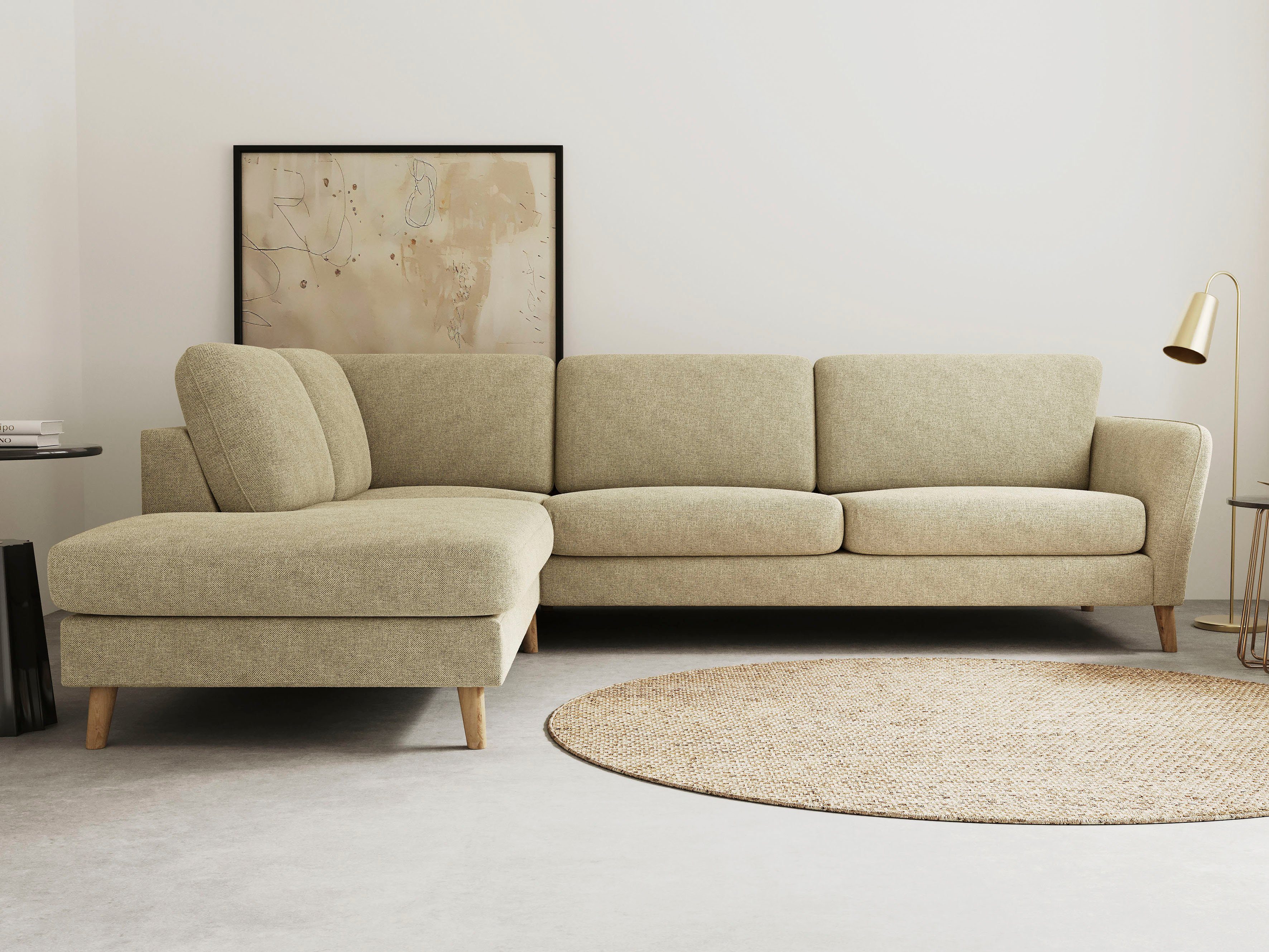 Home affaire Ecksofa MARSEILLE 278/202 cm, günstig online kaufen