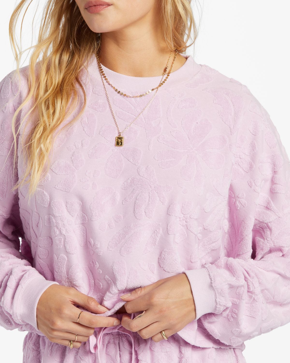 Billabong Sweatshirt Billabong Sweatshirt Loosen Up Lilac Smoke XS günstig online kaufen