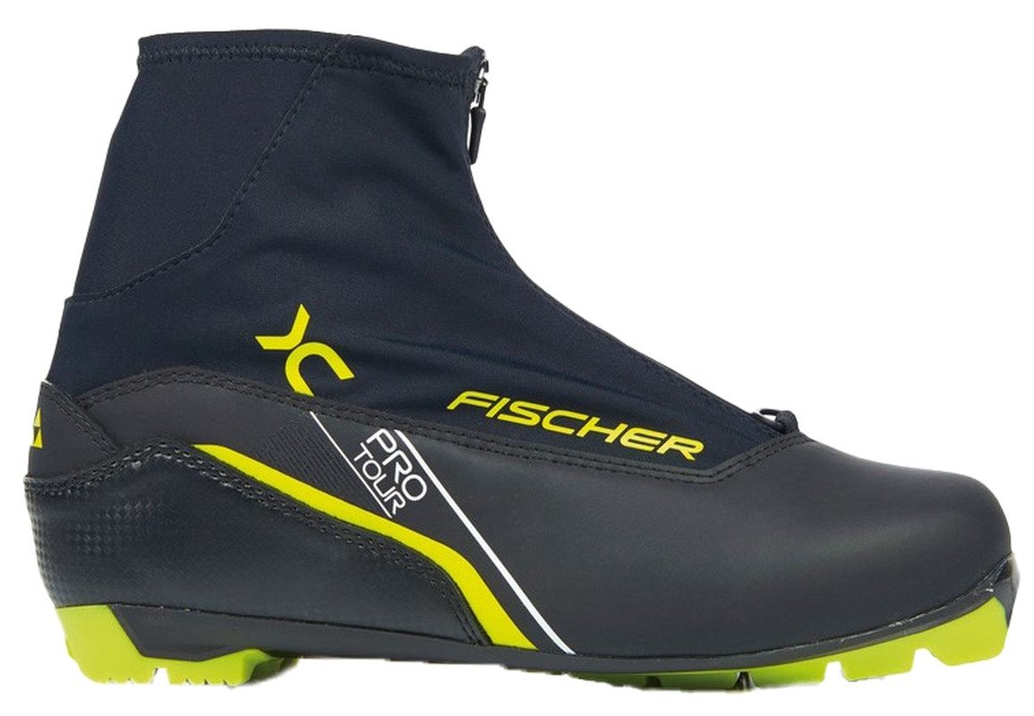 Fischer Sports Pro Tour - Langlaufskischuhe - schwarz/gelb Langlaufschuhe