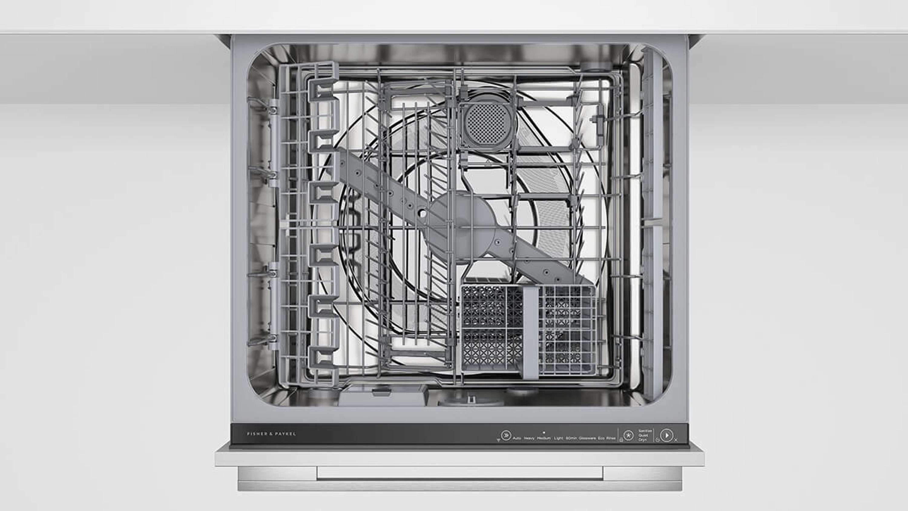 Fisher & Paykel vollintegrierbarer Geschirrspüler Serie 11 DD60STX6HI1, 6.4 l, 6 Maßgedecke, Integrierte Schublade-Einzelspülmaschine