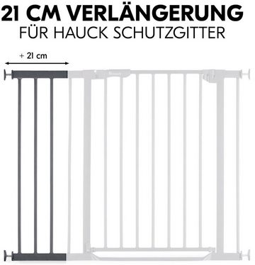 Hauck Verlängerung für Türschutzgitter Extension, 21 cm, Dark Grey