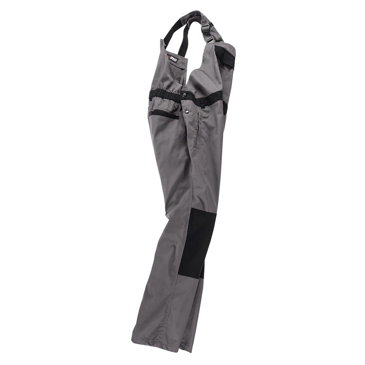 marc & mark Arbeitslatzhose Marc&Mark XXL Arbeits-Latzhose anthrazit-schwarz