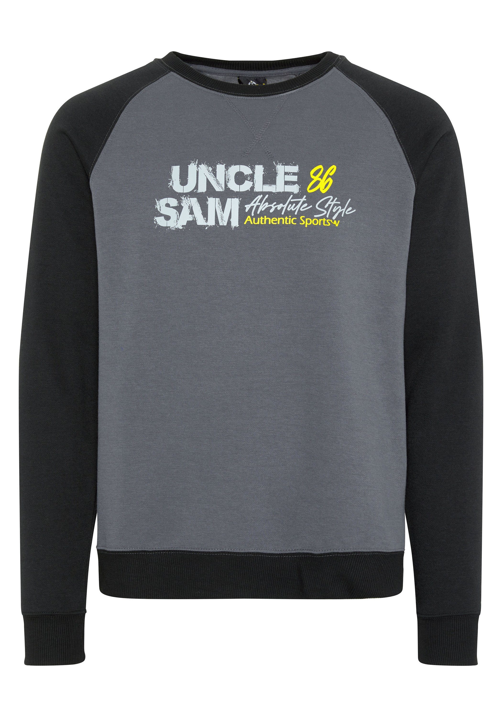 Uncle Sam Sweatshirt Basic-Stil im