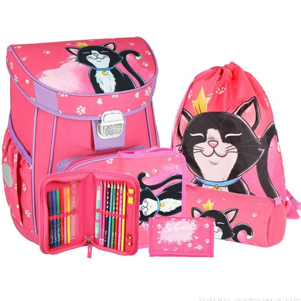 Spirit Schulranzen Set Vision 11-teilig 2026 Mädchen pink Cat Queen