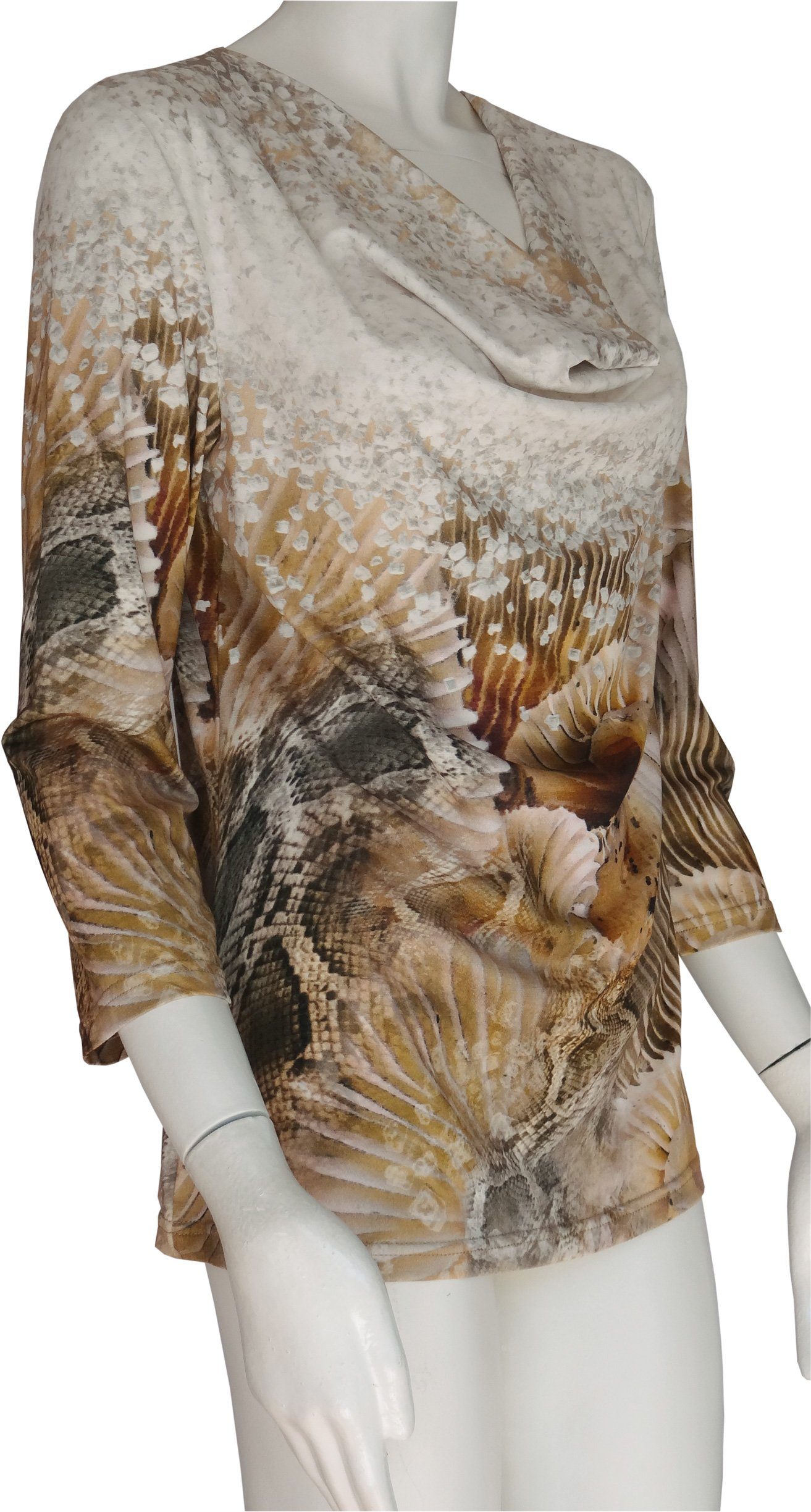high & higher Wasserfallshirt Amy