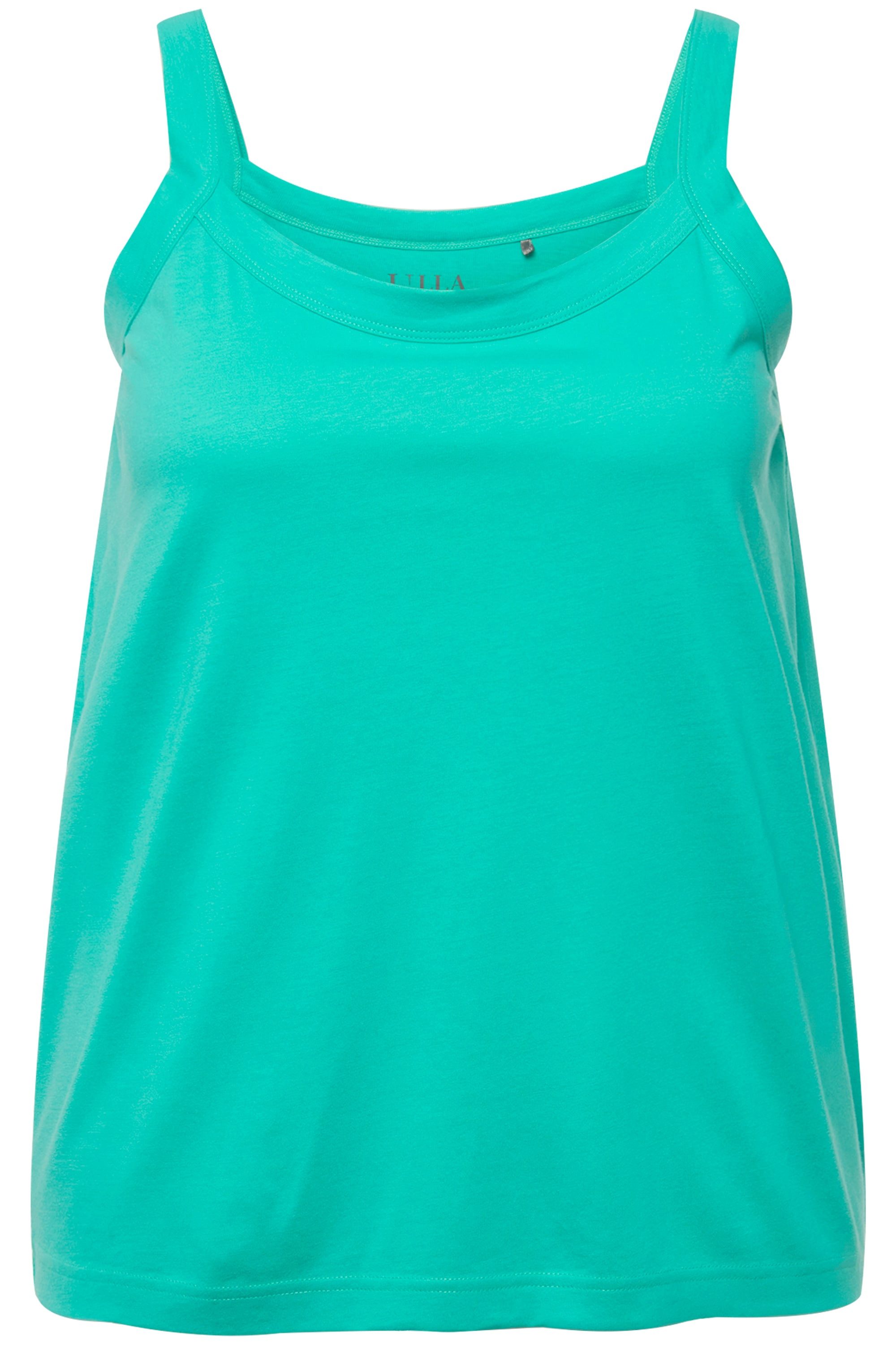 Ulla Popken Longtop Spaghettitop Rundhals Modalmix günstig online kaufen
