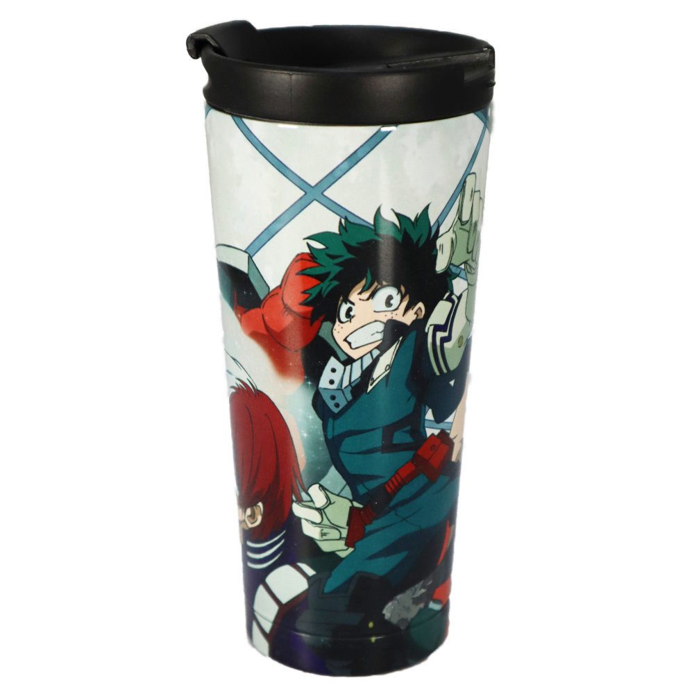 MY HERO ACADEMIA Thermobecher Anime MY HERO ACADEMIA Edelstahl Thermo Kaffeebecher, Edelstahl, doppelwandig Becher 425 ml