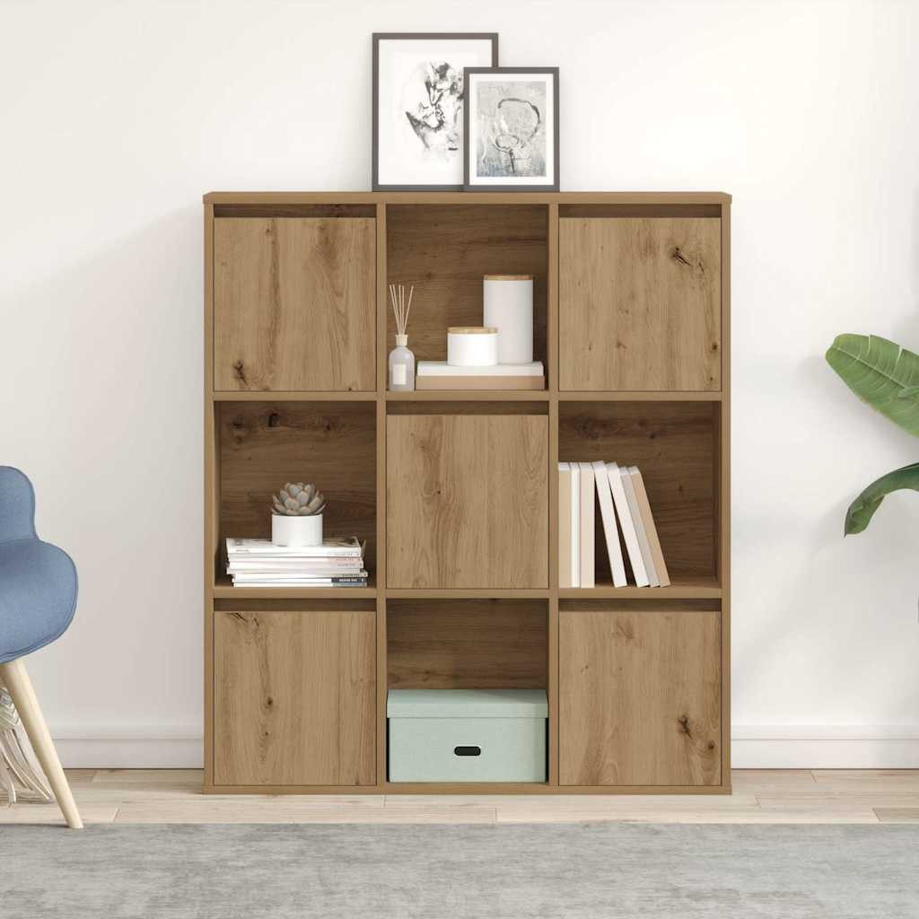 vidaXL Bücherregal Bücherregal Artisan-Eiche 89x24x101,5 cm günstig online kaufen