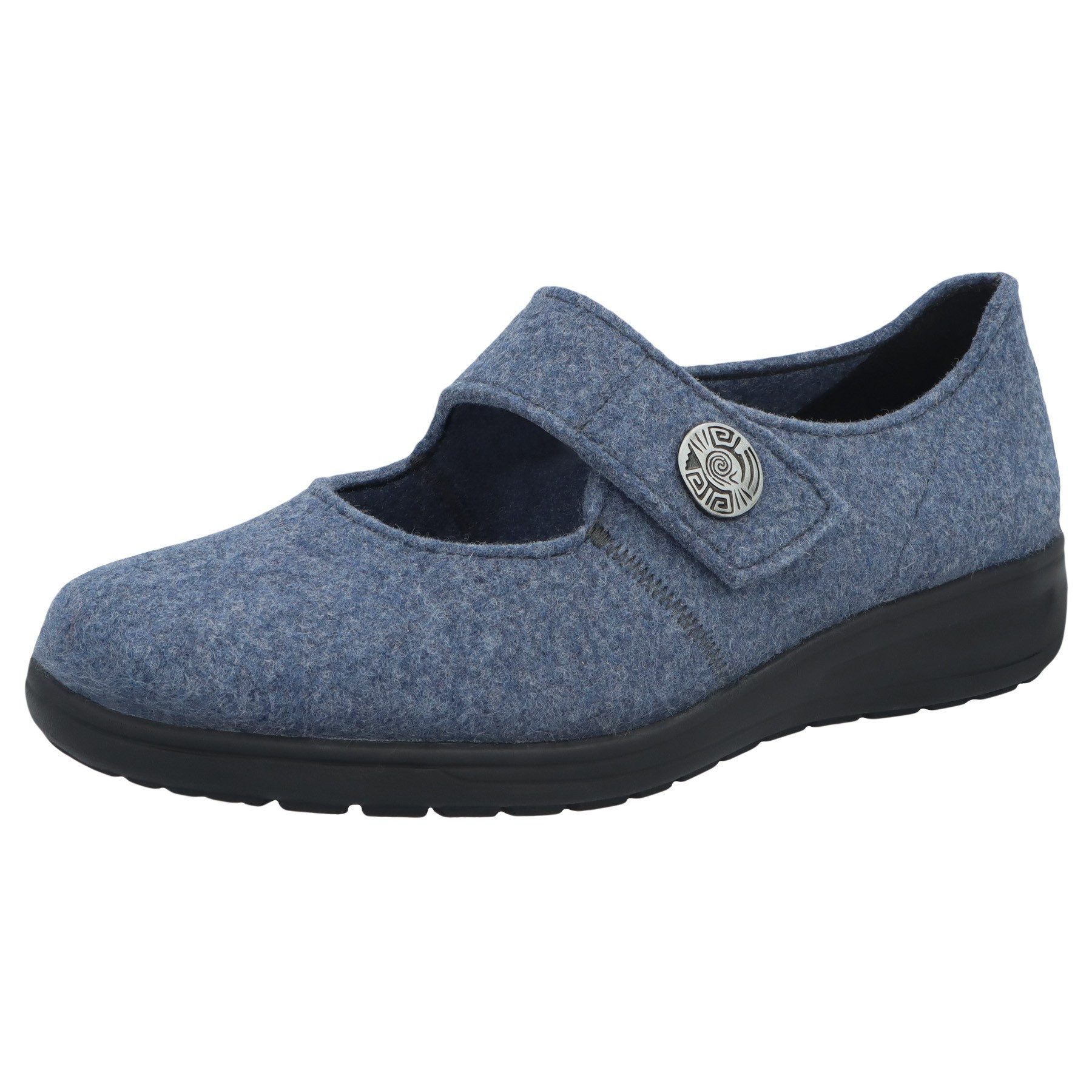 Solidus Erwachsene Solidus Kate Hausschuh Textil Klettschuh