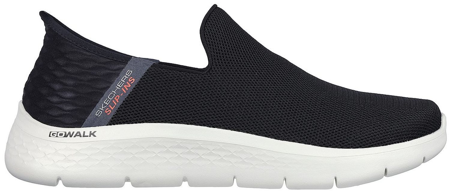 Skechers Skechers Go Walk Flex No Hands Slip-On Schwarz BKGY Slipper