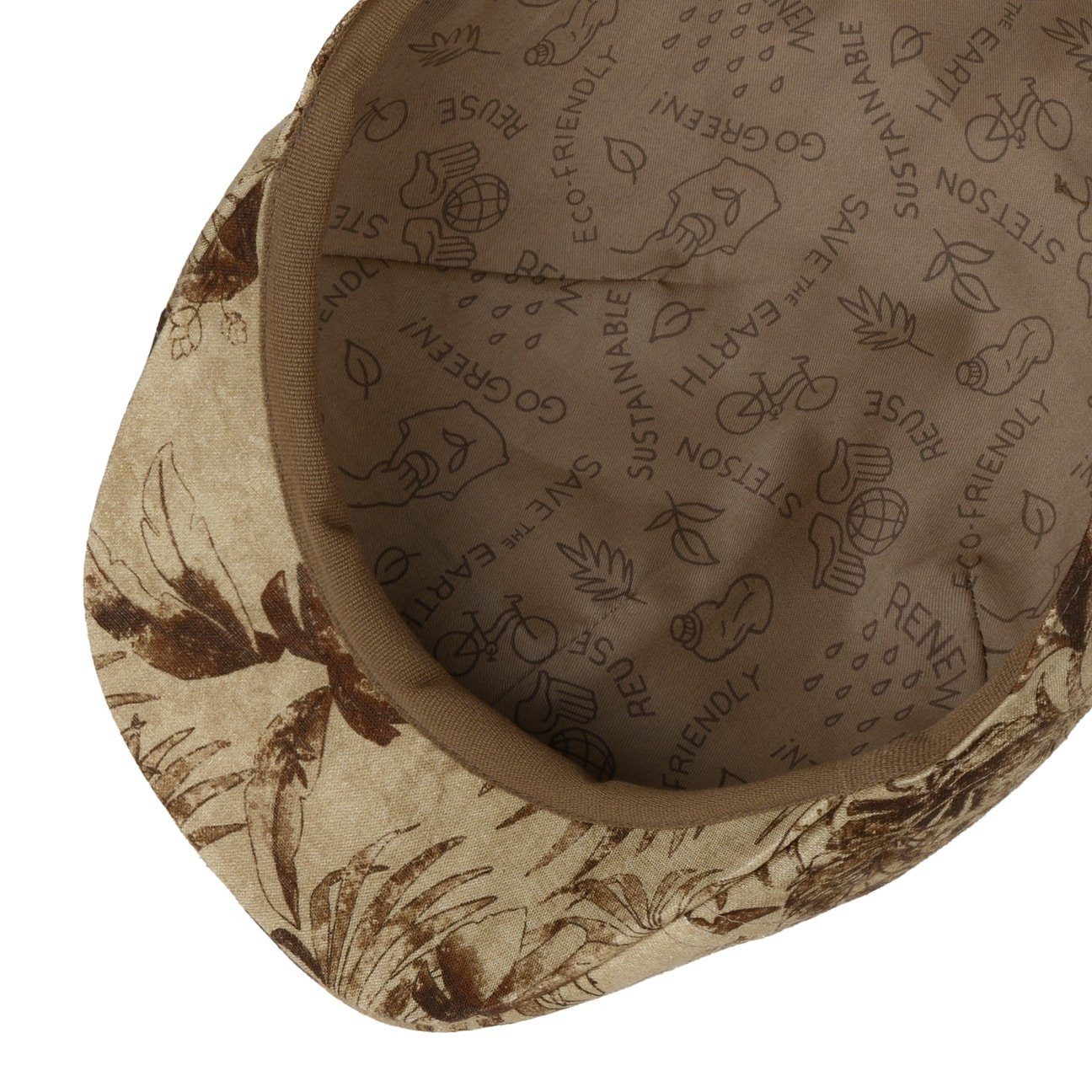 Stetson Flat Cap (1-St) Schirmmütze Made mit Schirm, EU beige the in