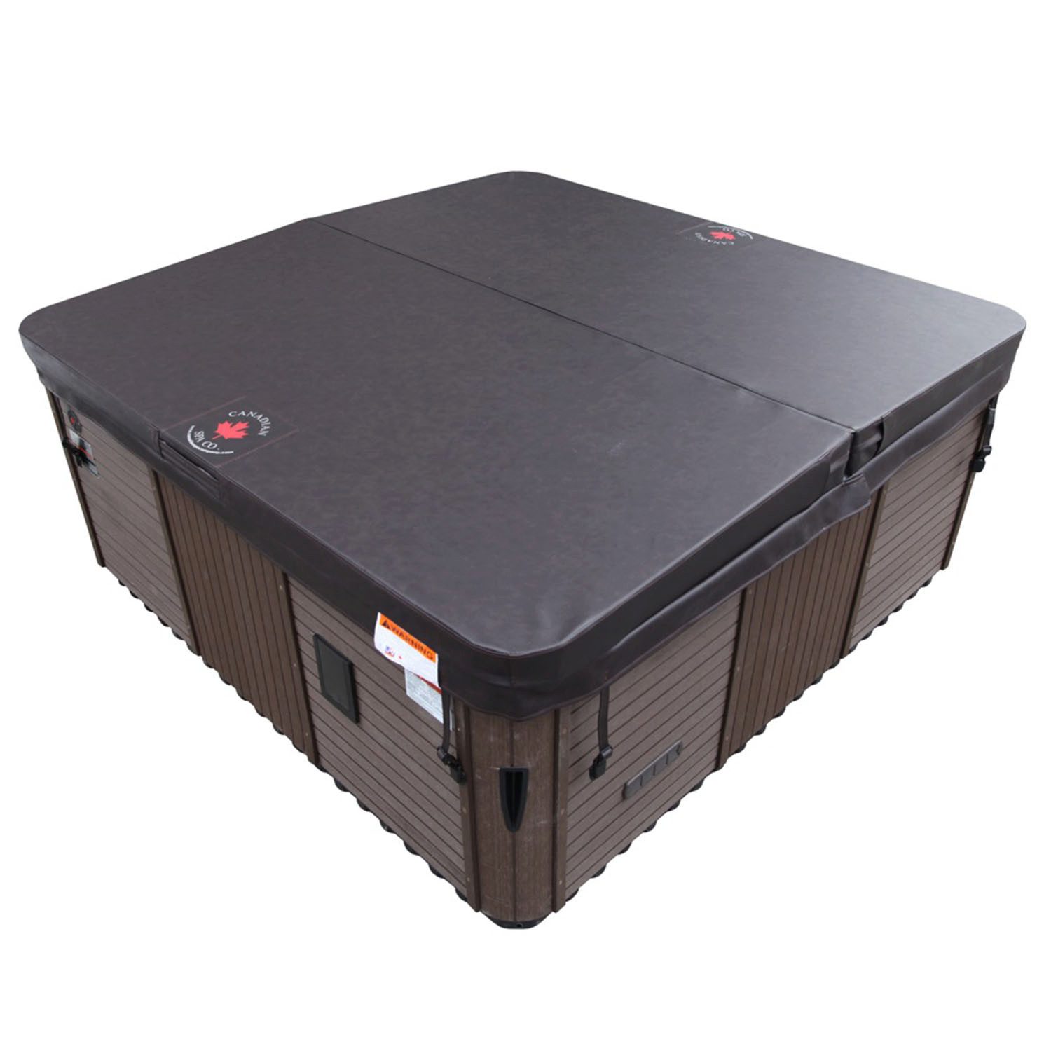 Canadian Spa GmbH Whirlpool Victoria UV, Aufstellbecken, 219 cm x 219 cm, für 6 Personen, Inkl. UV & Ozon