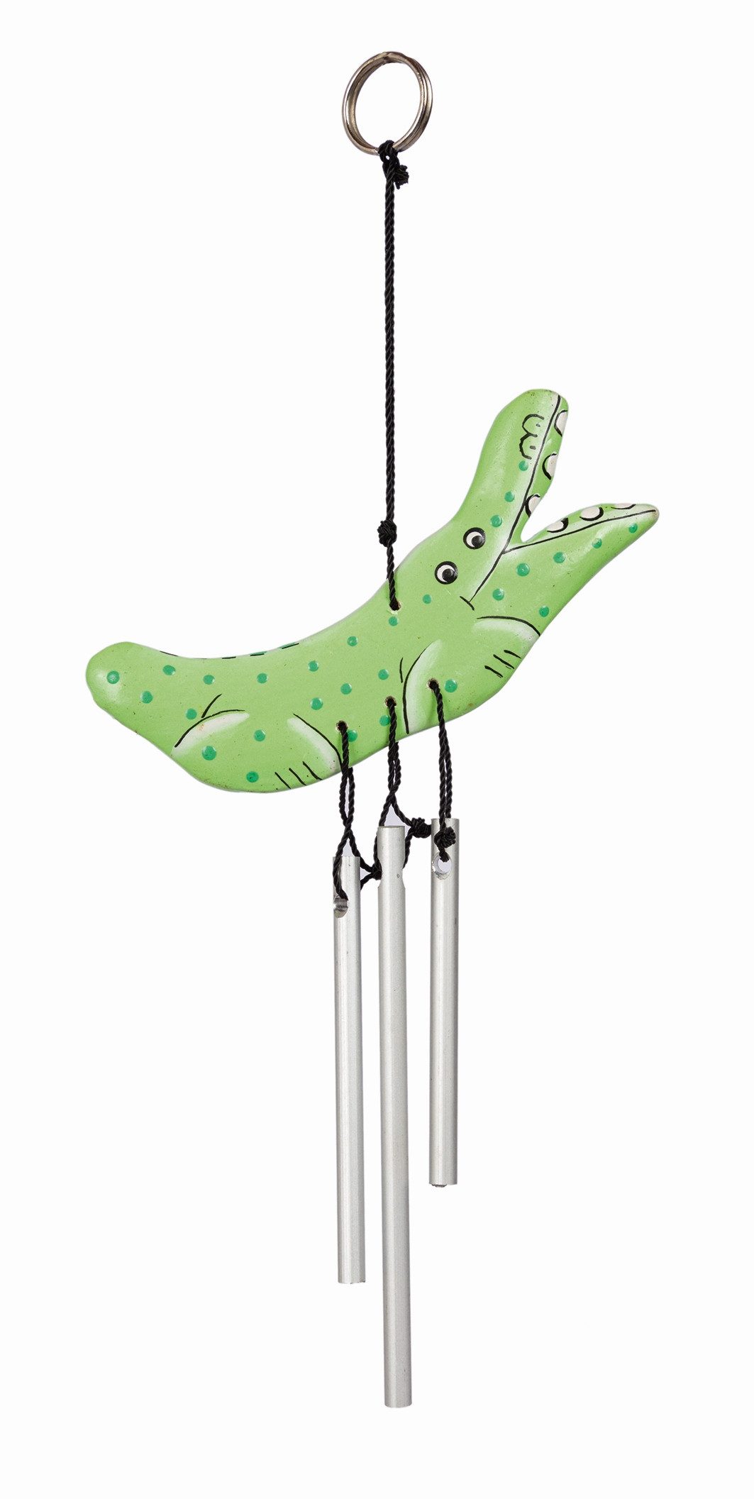 El Puente Windspiel Windspiel "Krokodil", Handmade, Fair Trade