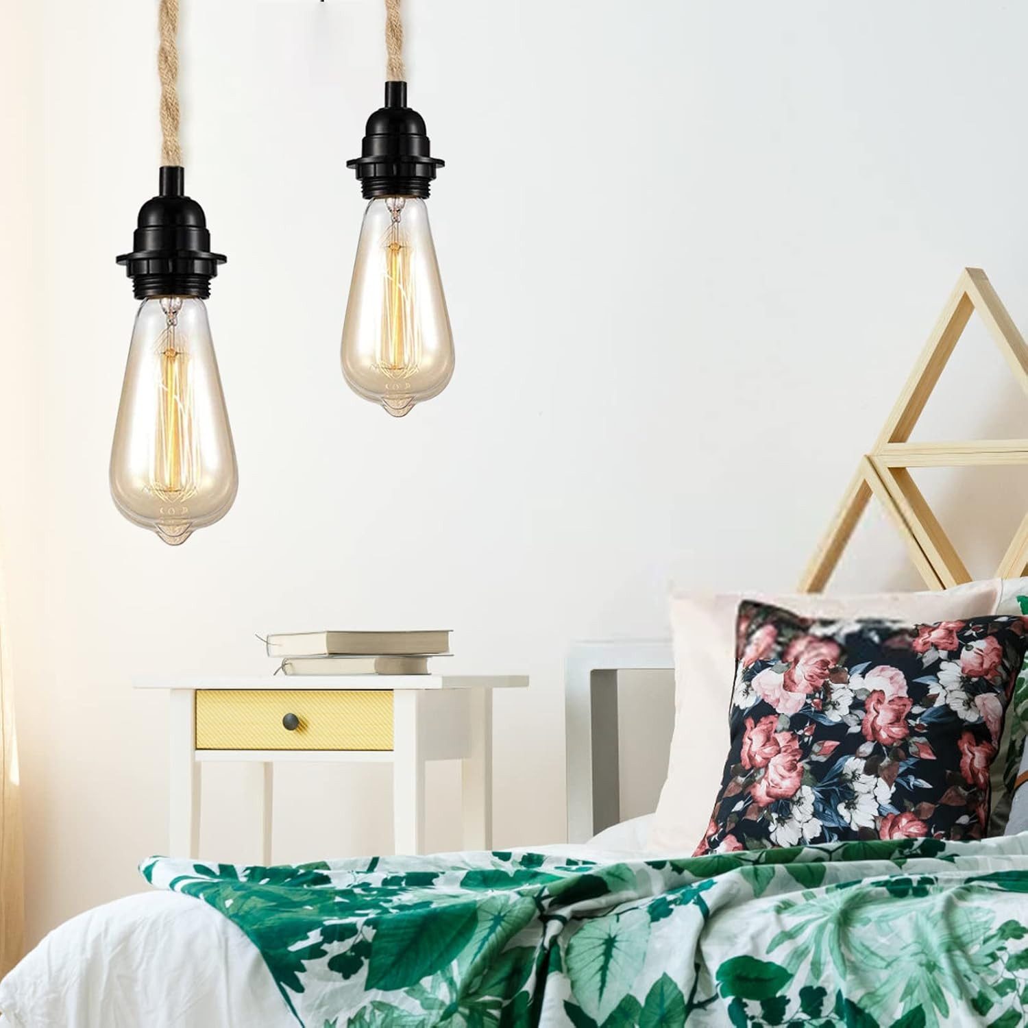 BlingBin Pendelleuchte mit Schalter, Vintage Lampenkabel günstig online kaufen