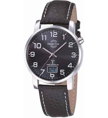 MASTER TIME Funkuhr MTGA-10576-24L, Armbanduhr, Quarzuhr, Herrenuhr, Datum